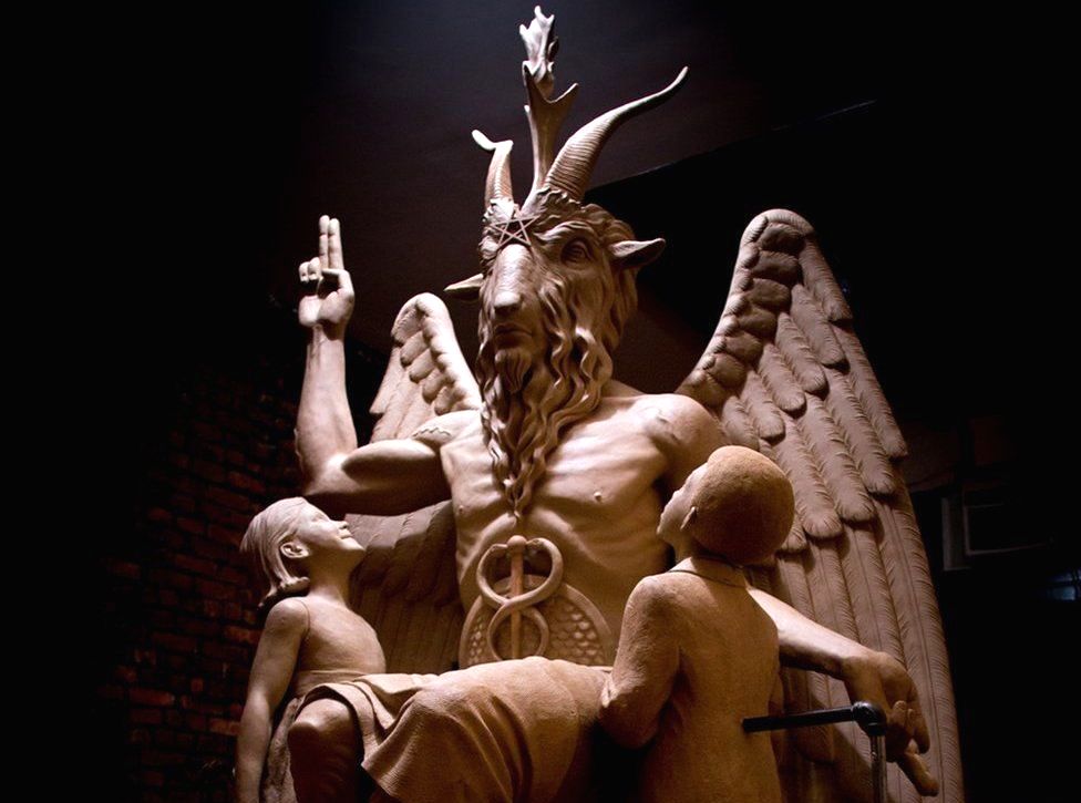 Estátua do Templo Satânico em Detroit
