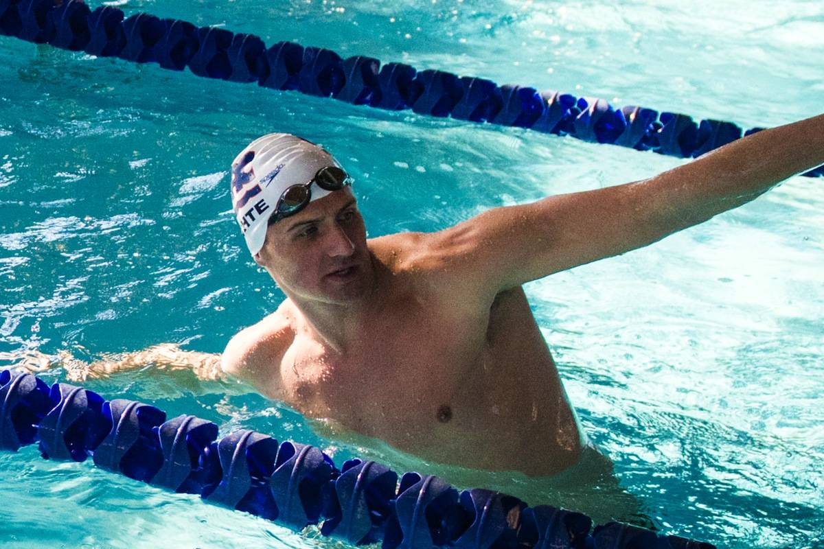 O nadador americano Ryan Lochte