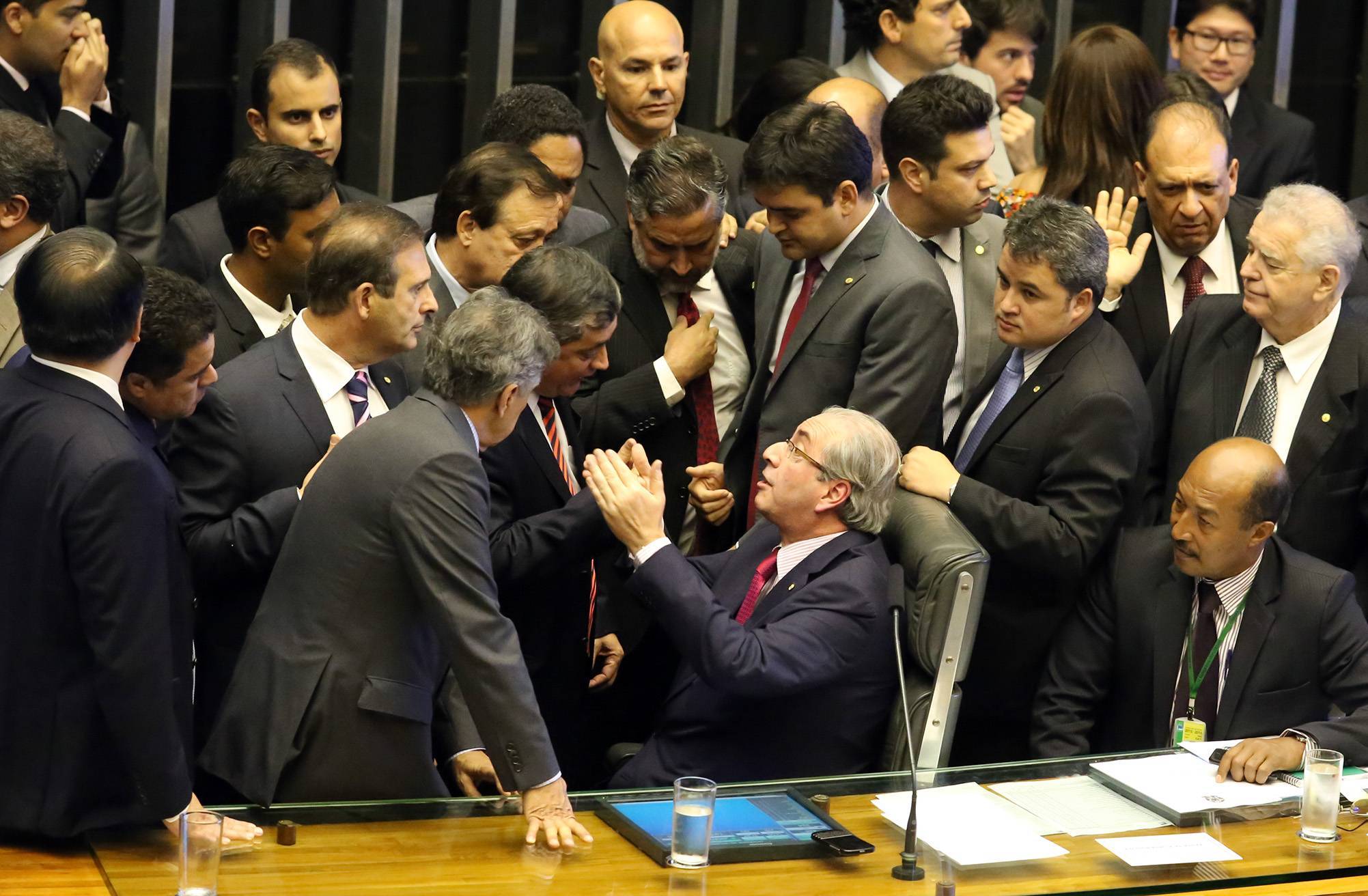 Sessão para votação dos integrantes da comissão especial destinada a dar parecer sobre o pedido de impeachment da presidente Dilma Rousseff, 08/12/2015