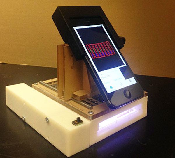O laboratório portátil de deteção de câncer baseado num iPhone 5