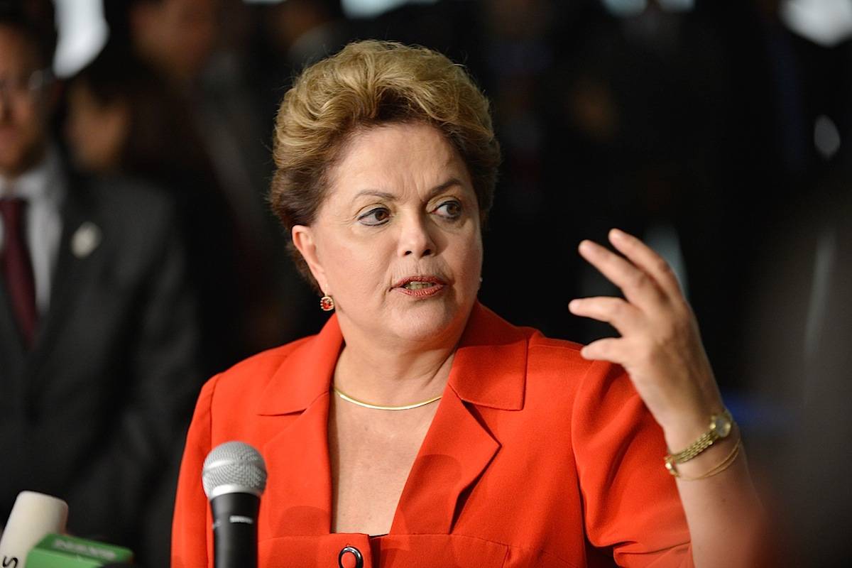 A ex-presidente do Brasil, Dilma Rousseff