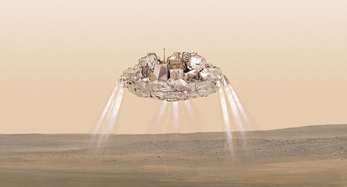 A sonda Schiaparelli, da ESA / Roscosmos
