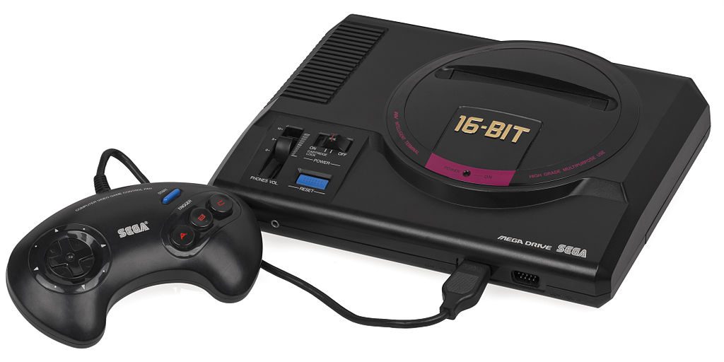 O primeiro design da Sega Mega Drive