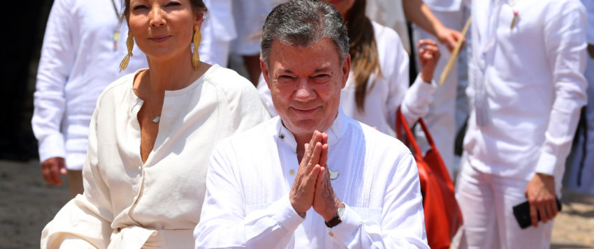 Juan Manuel Santos, Presidente da Colômbia