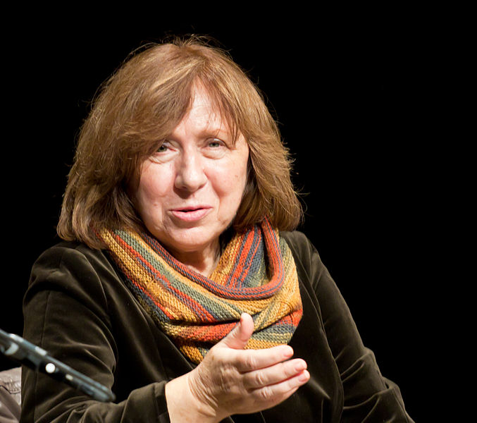 A jornalista bielorrusa Svetlana Alexievich, Nobel da Literatura 2015