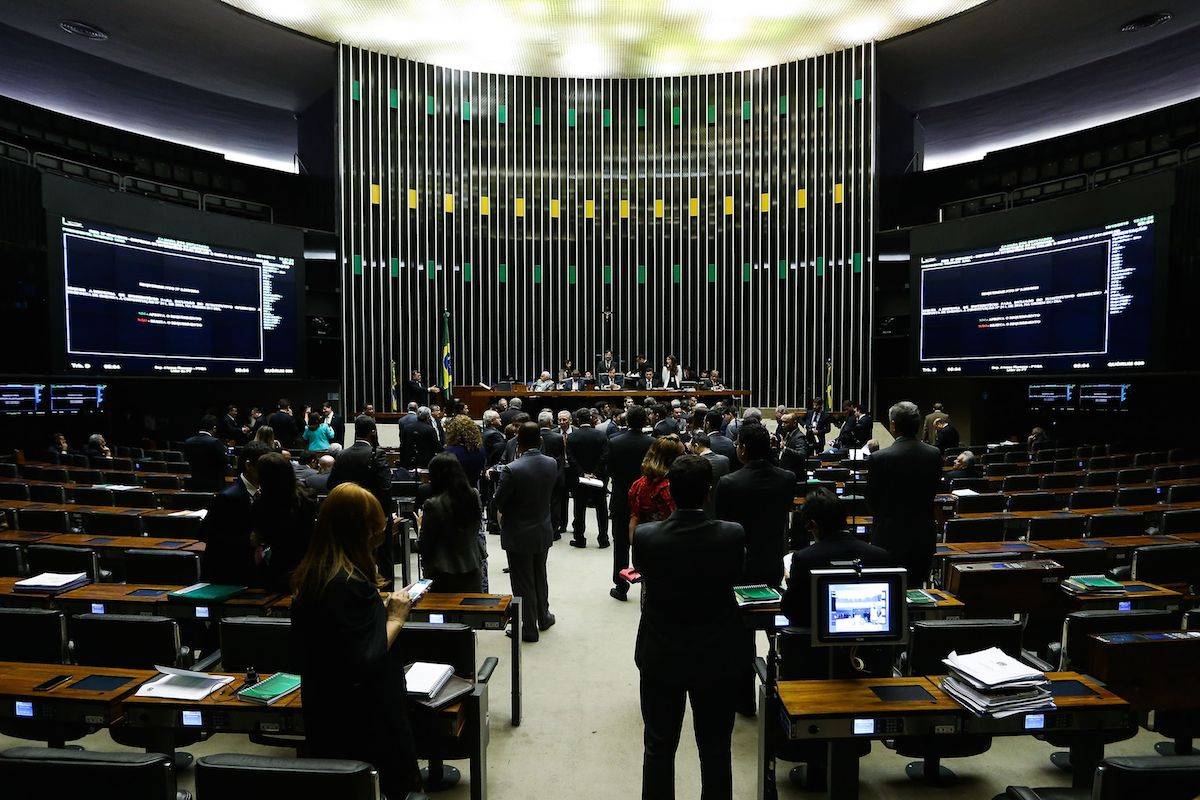 Sessão da Câmara dos Deputados para votação da Proposta de Emenda à Constituição (PEC) 241 de 2016