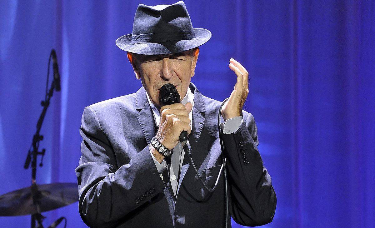 Leonard Cohen em Odense, na Dinamarca, 17 de Agosto de 2013