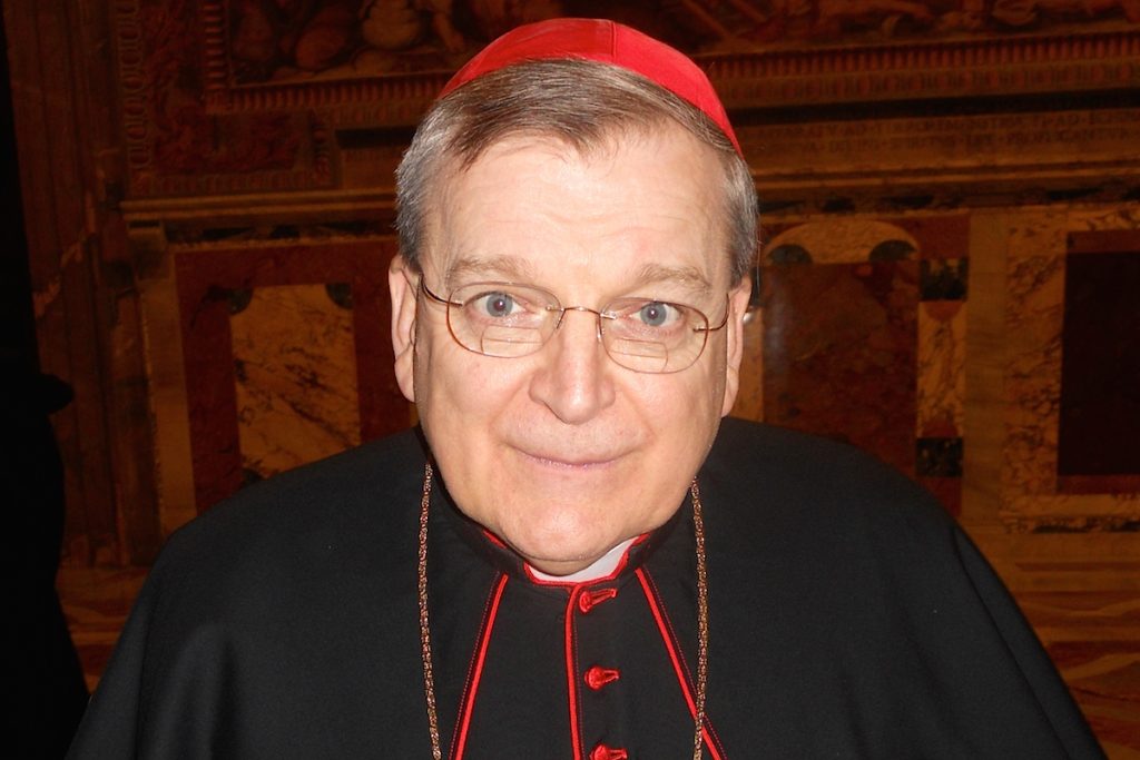 O cardeal Raymond Burke, o único dos signatários que ainda está na ativa, é crítico frequente do papa Francisco. 