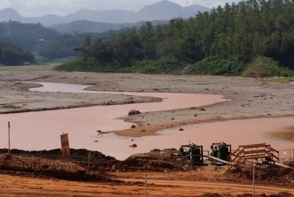 Mariana/MG - Barragem de Santarém também foi atingida pela lama