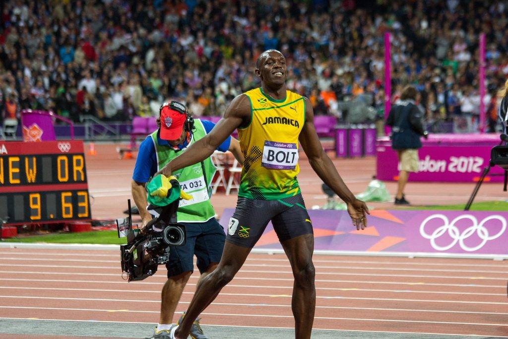 O velocista jamaicano Usain Bolt