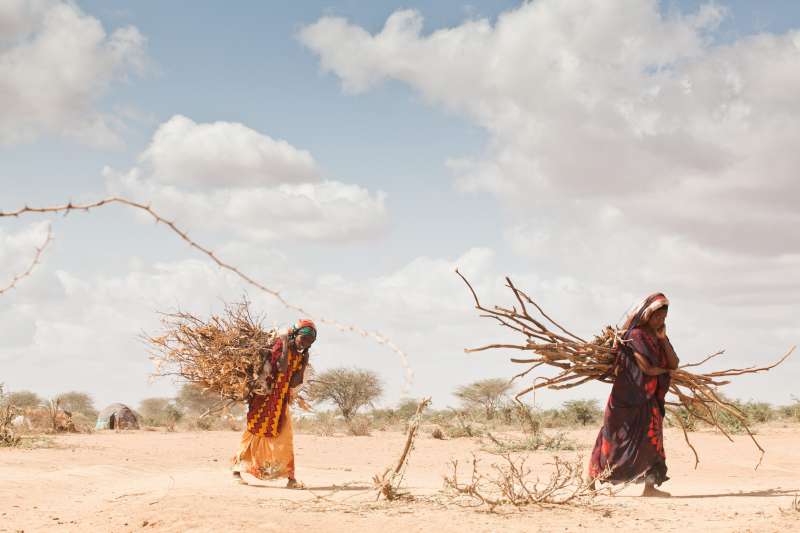 As alterações climáticas provocam seca em África e deslocalização das populações