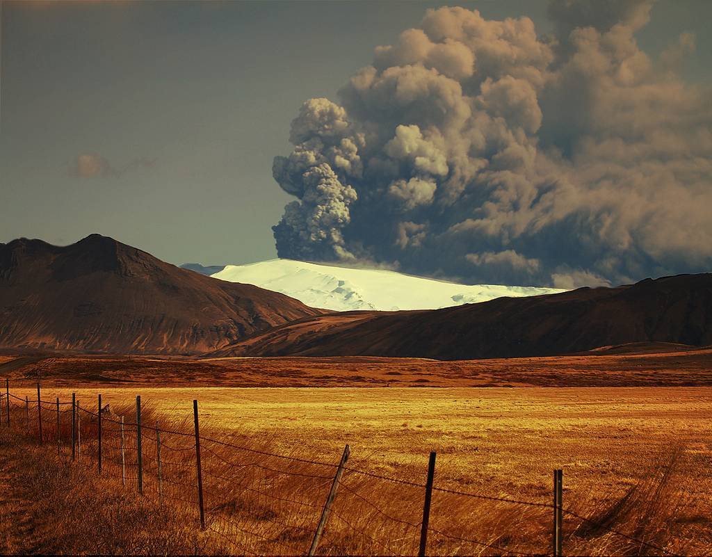 Em 2010 o vulcão islandês Eyjafjallajokull lançou o caos no norte da Europa