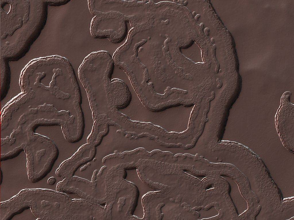 O lugar mais frio de Marte, no polo sul do Planeta Vermelho