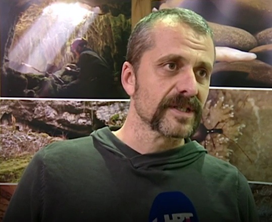 O paleontólogo croata Kazimir Miculinic