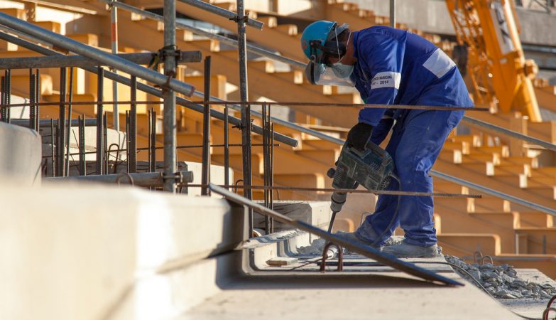 Obras do Estádio Maracanã em julho de 2012