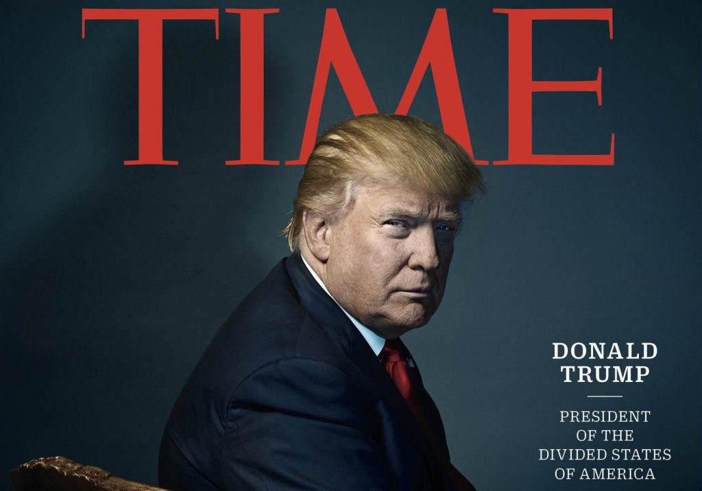 Donald Trump, "Person of the Year 2016" para a revista Time