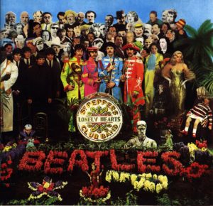 A capa de Sgt. Pepper’s Lonely Hearts Club Band, disco dos Beatles de 1967