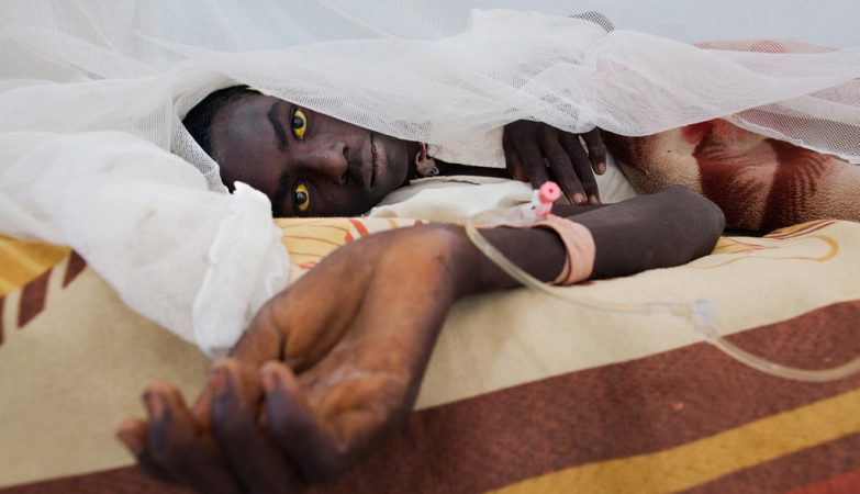 Vítima de Febre Amarela em Darfur, no Sudão