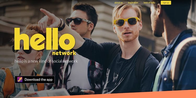 Criador da rede social hello pretende expandir o aplicativo para outros países.