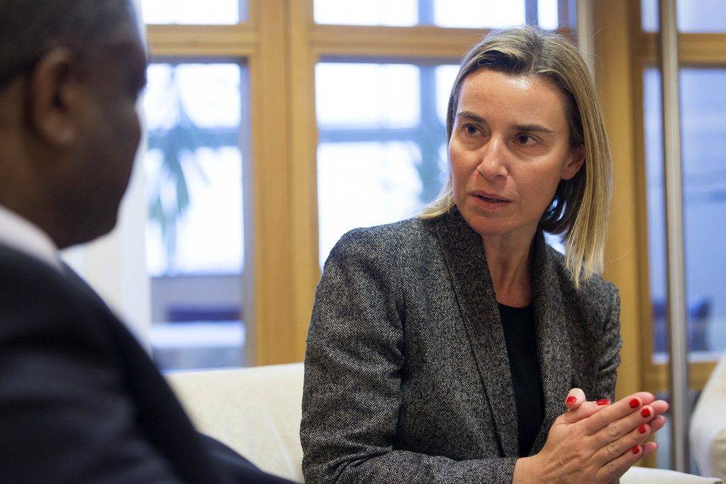 Federica Mogherini, Alta Representante da União para os Negócios Estrangeiros e a Política de Segurança