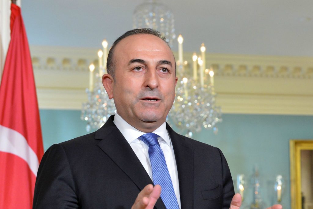 Mevlut Cavusoglu, ministro das Relações Exteriores da Turquia