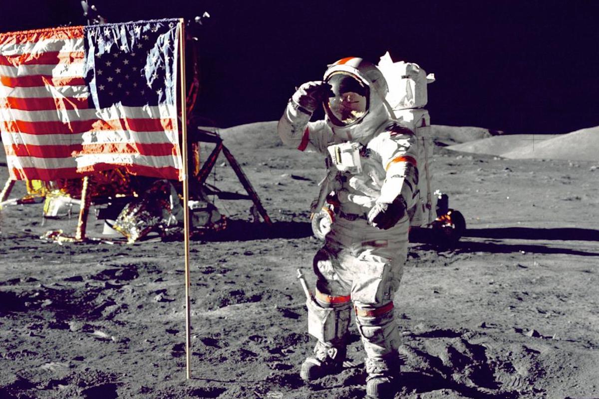 O astronauta Eugene Cernan, o último homem na Lua