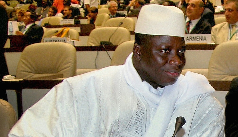 O Presidente da Gâmbia, Yahya Jammeh