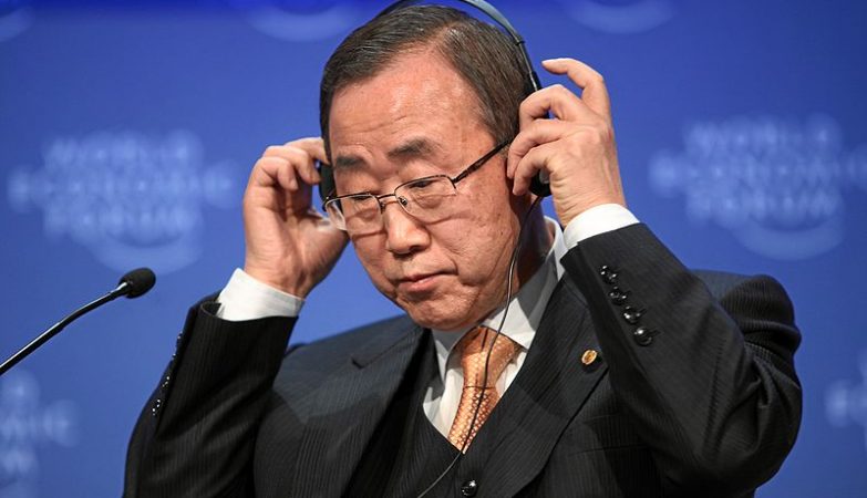 O ex-secretário-geral da Organização das Nações Unidas, Ban Ki-moon