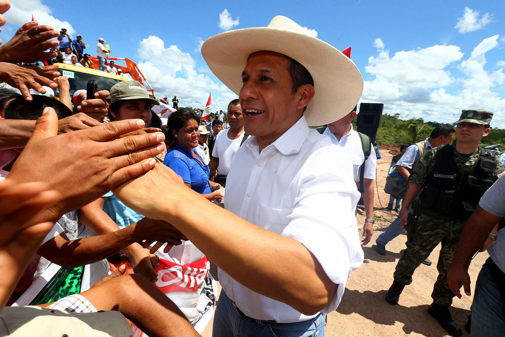 O ex-presidente do Perú, Ollanta Humala