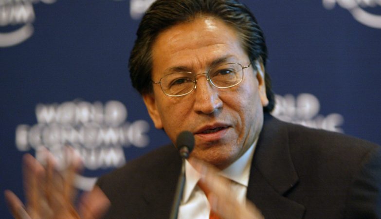 O ex-presidente do Perú, Alejandro Toledo Manrique