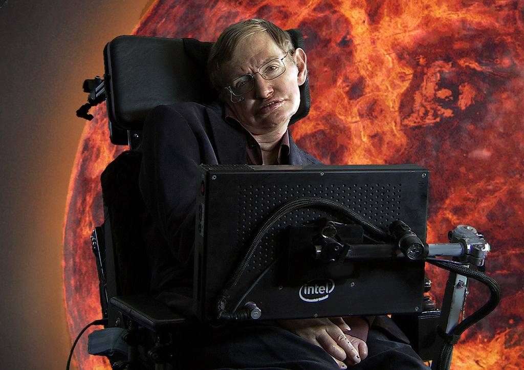 O físico teórico Stephen Hawking - provavelmente, o maior de nosso tempo.