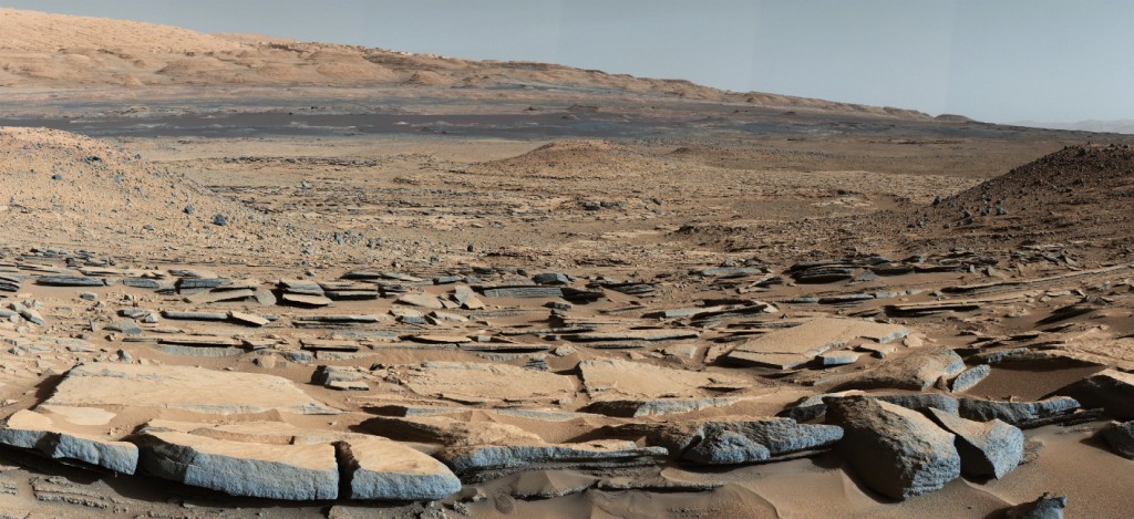 Solo marciano captado pelo rover Curiosity