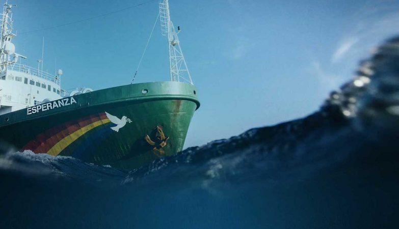 O navio Esperanza, da Greenpeace