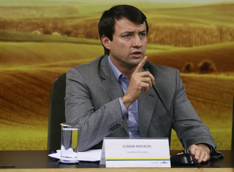 Secretário executivo do Ministério da Agricultura, Pecuária e Abastecimento, Eumar Novacki, fala sobre a Operação Carne Fraca