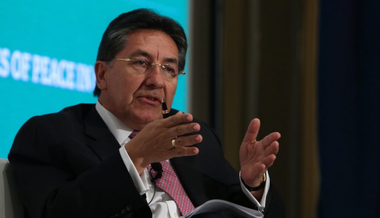 O procurador-geral da Colômbia, Néstor Humberto Martínez