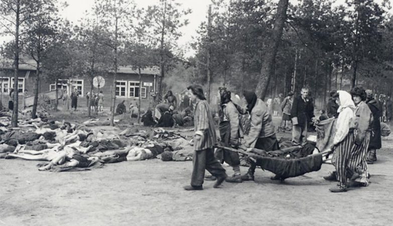 Libertação do Campo de Concentração Nazi de Berger-Belsen, em 17 de Abril de 1945