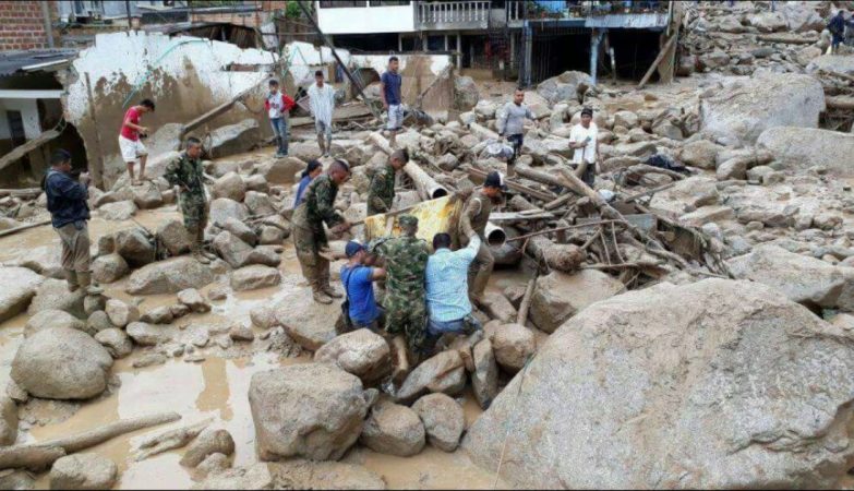 Chuvas deixam mais de 150 mortos no sul da Colômbia