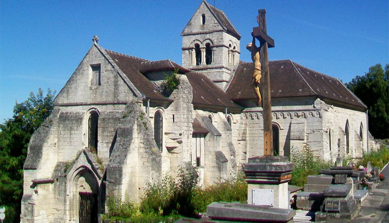 Igreja de Saint-Remi, em Laigneville, a cerca de uma hora de Paris