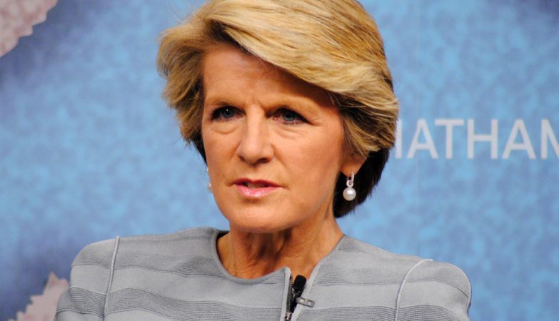 A ministra das Relações Exteriores australiana, Julie Bishop