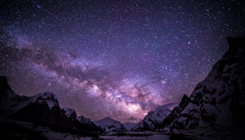 A Via Láctea vista do Paquistão