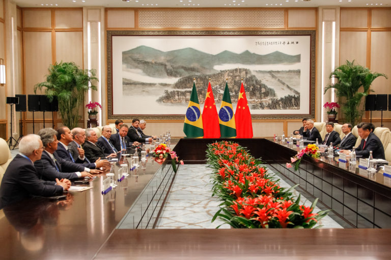 Presidente Michel Temer durante encontro com o presidente da República Popular da China, Xi Jinping