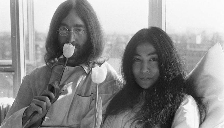 John Lennon e Yoko Ono em 1969