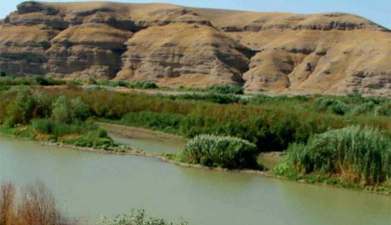 Rio Grande Zab, em cujas margens foi encontrada a cidade antiga de Xarab-I Kilashin, no Curdistão iraquiano