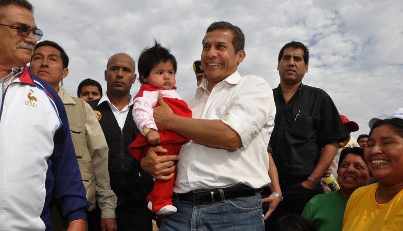Ollanta Humala, ex-presidente do Peru durante campanha