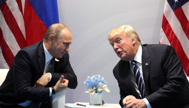 G20 Encontro de Vladimir Putin  com o presidente dos EUA, Donald Trump