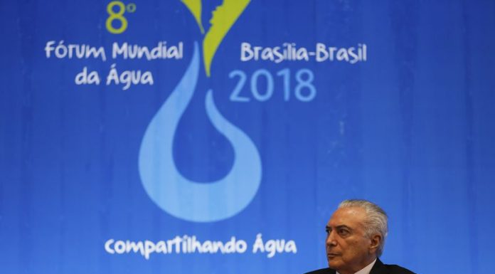 Temer abre o Fórum Mundial da Água em Brasília: “Crescimento sustentável depende do acesso”