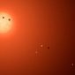 "Harmonias planetárias" salvaram o sistema TRAPPIST-1 de ser destruído