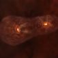 ALMA revela nascimento turbulento de estrelas gêmeas